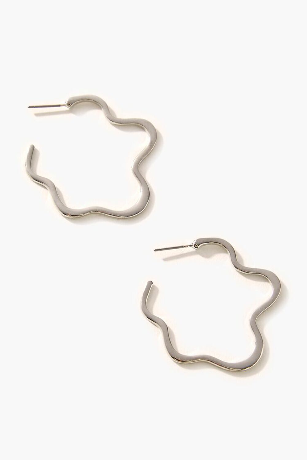 Frasier Sterling Floral Hoop Earrings