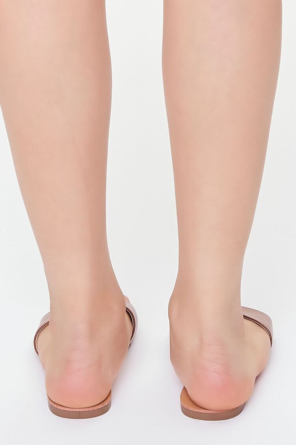 Faux Leather Slip-On Brown