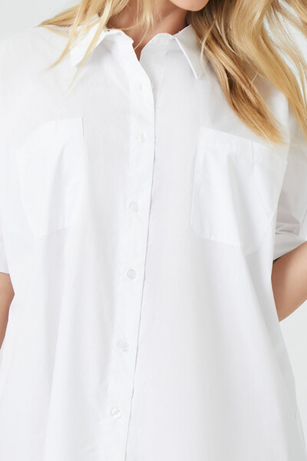 Poplin Mini Shirt White