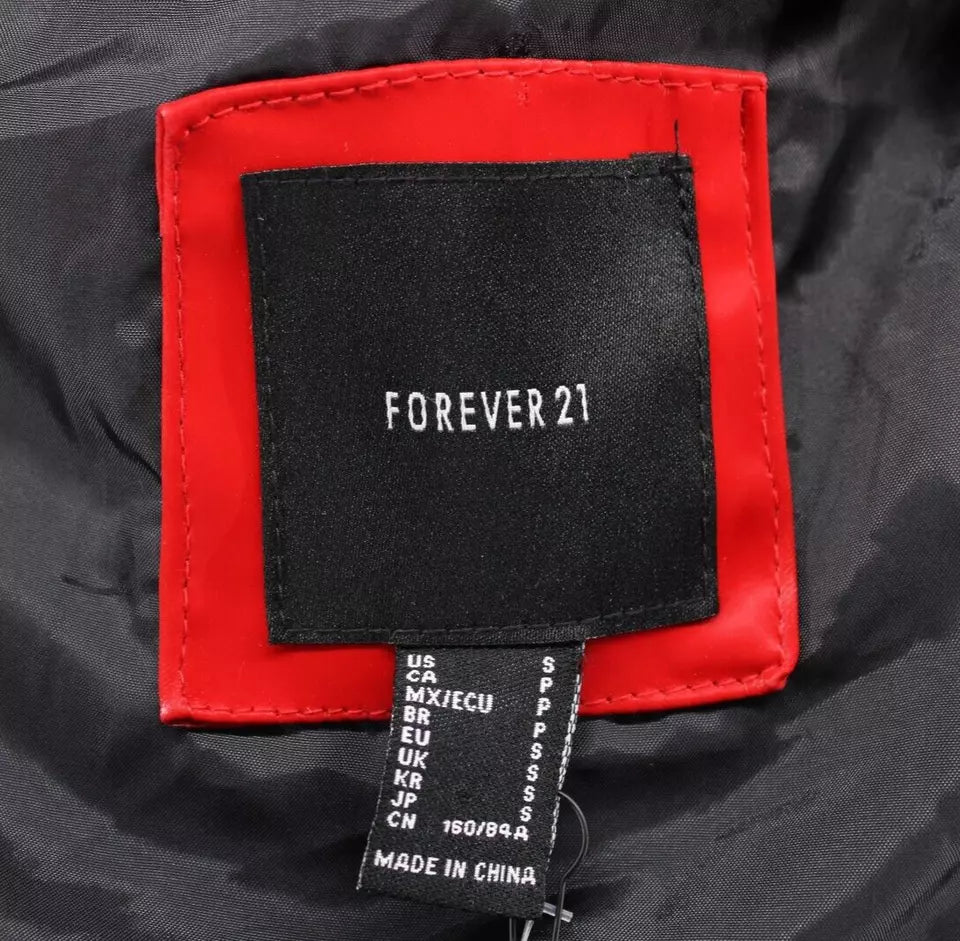 Hooded Puffer Vest Red