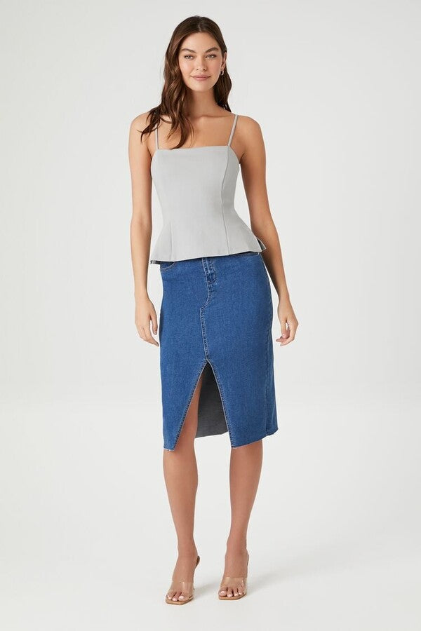 Lace-Up Bustier HARBOR GREY