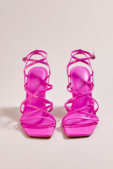 Nine West Crisscross Pink Heels