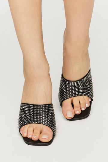 Toe Stiletto Heels Black