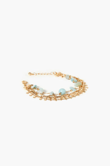 Layered Faux Stone Bracelet