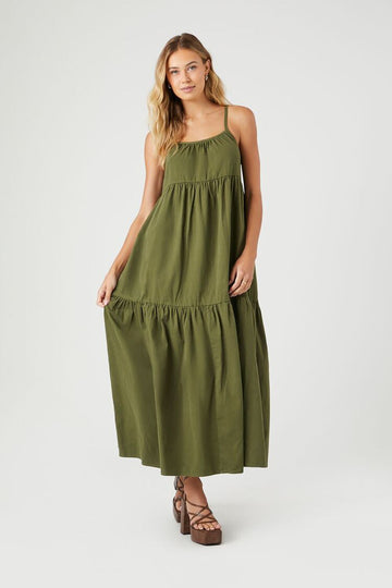 Tiered Cami Midi Meadow