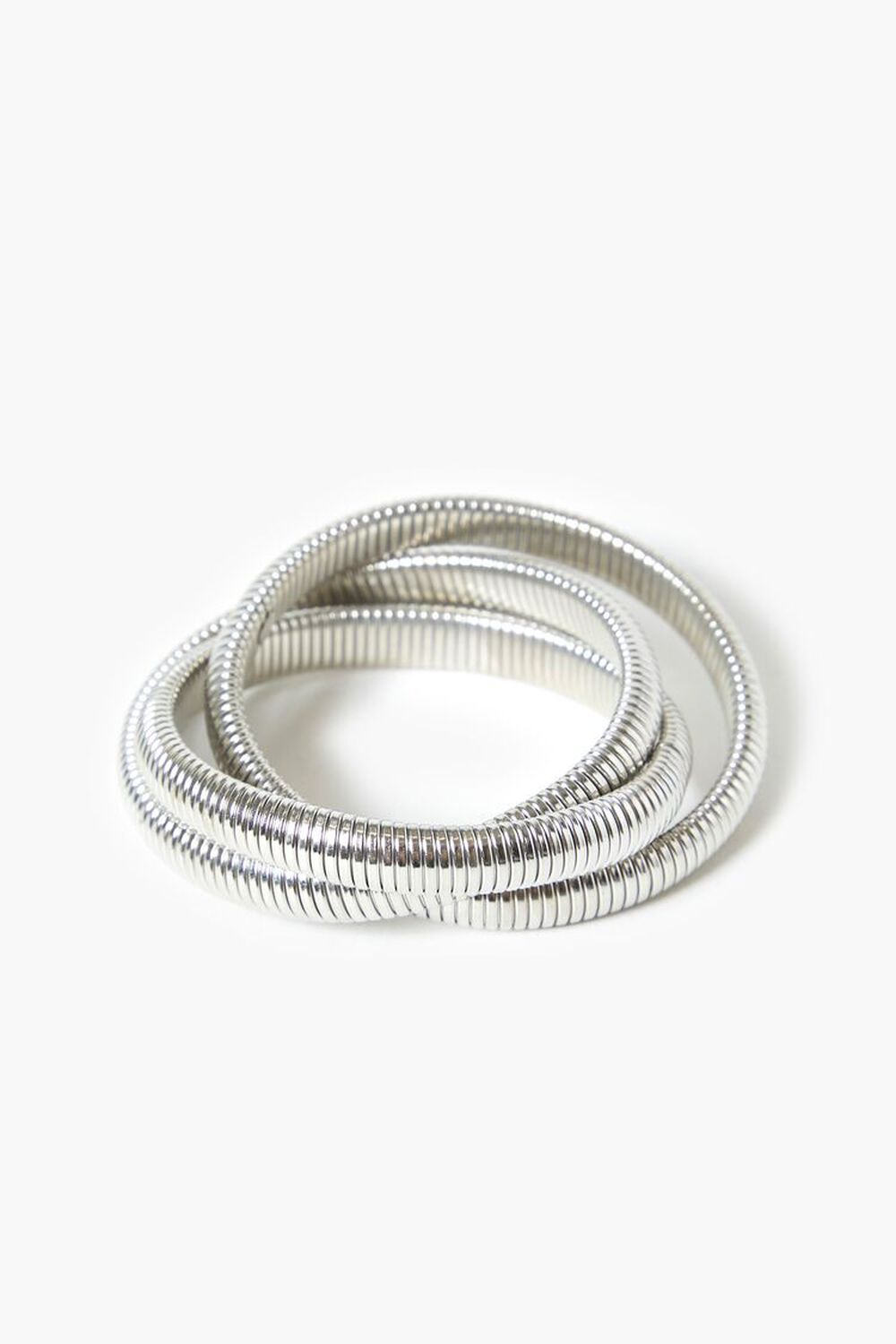 Omega Chain Bangle Silver