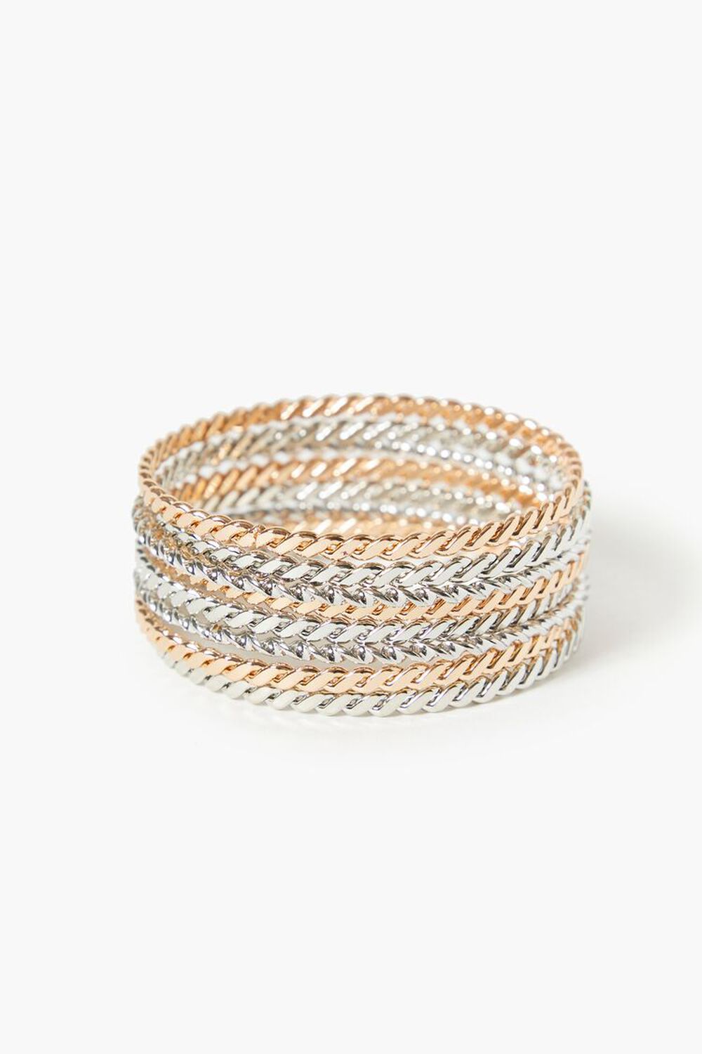 Twisted Bangle Bracelet Set
