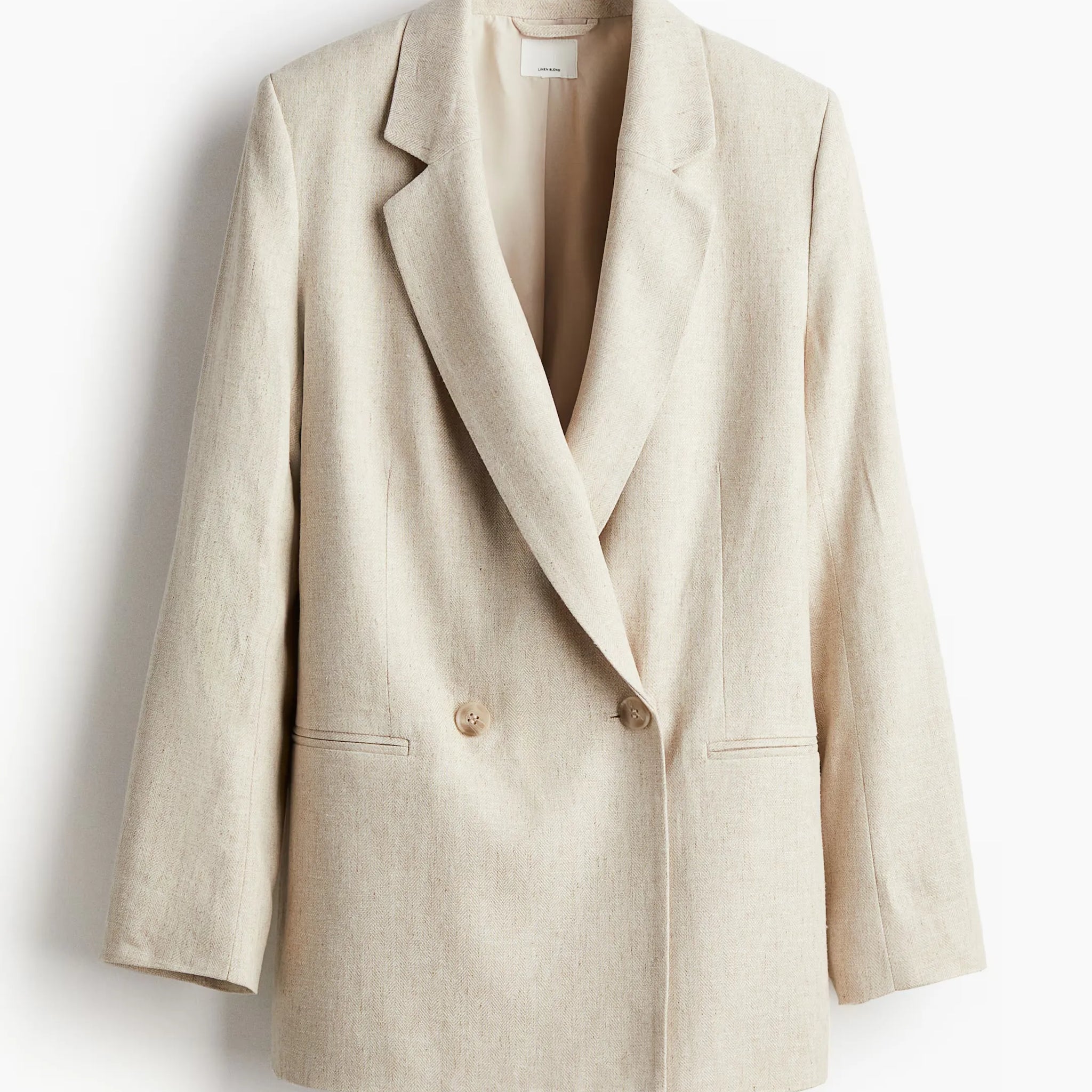 Double-breasted Blazer Light Beige