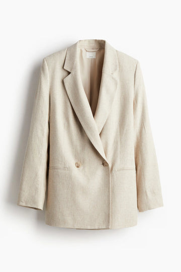 Double-breasted Blazer Light Beige