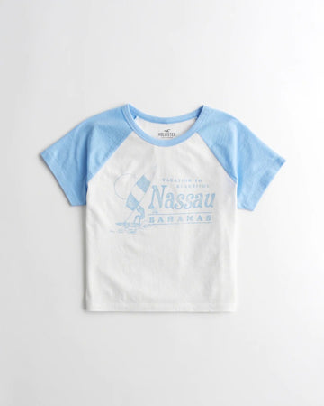 PRINT GRAPHIC BABY Light Blue
