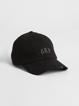 Black GAP Logo Cotton Caps