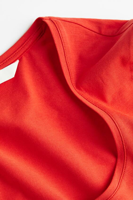 Scoop Neck Orange