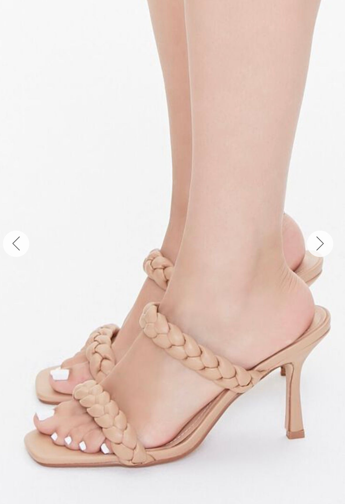 Braided stiletto Heels