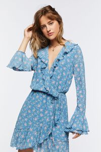 Chiffon Floral Print Mini PATINA/MULTI