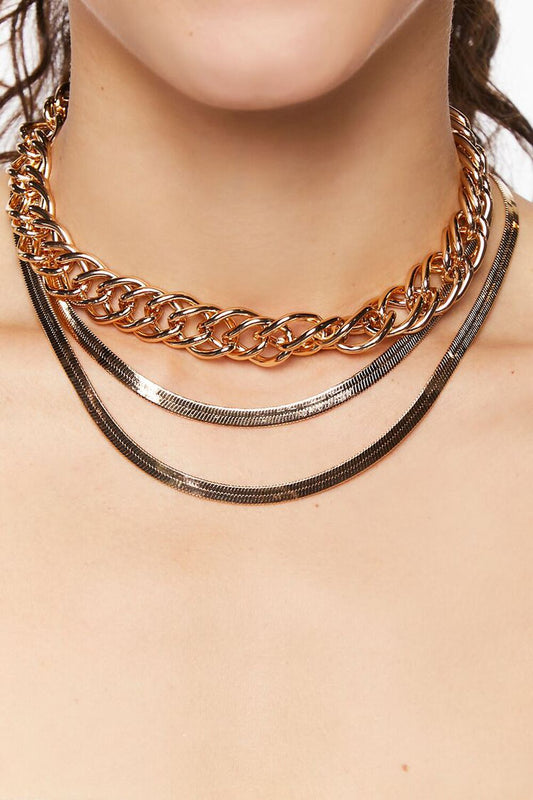 Chunky Chain Necklace Gold