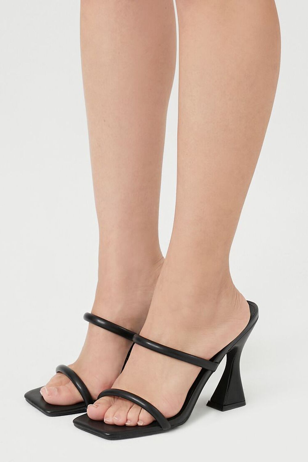 Dual-Strap Spool Heels