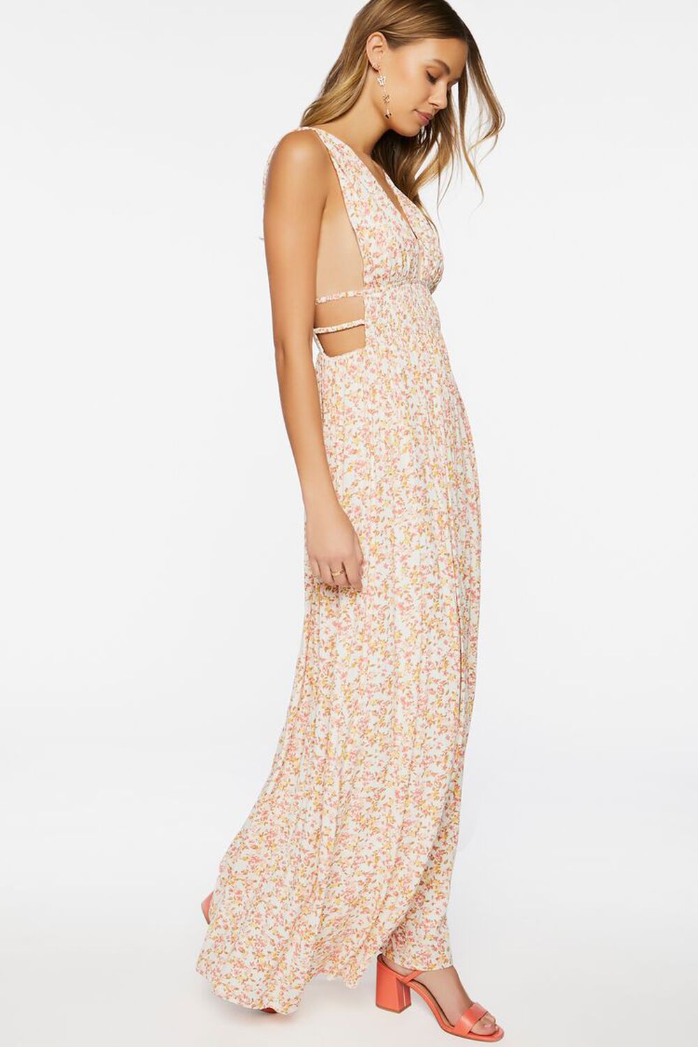 Floral Print Maxi Dress