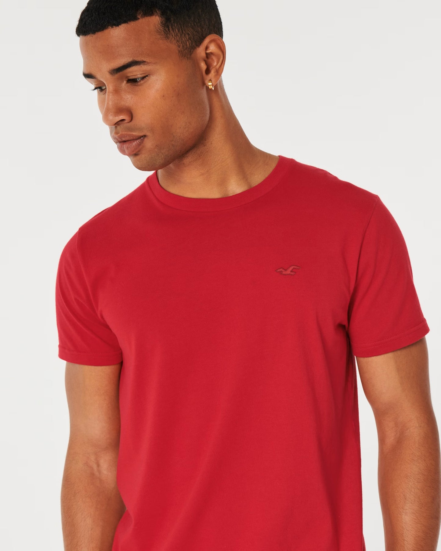 ICON CREW T-SHIRT,RED