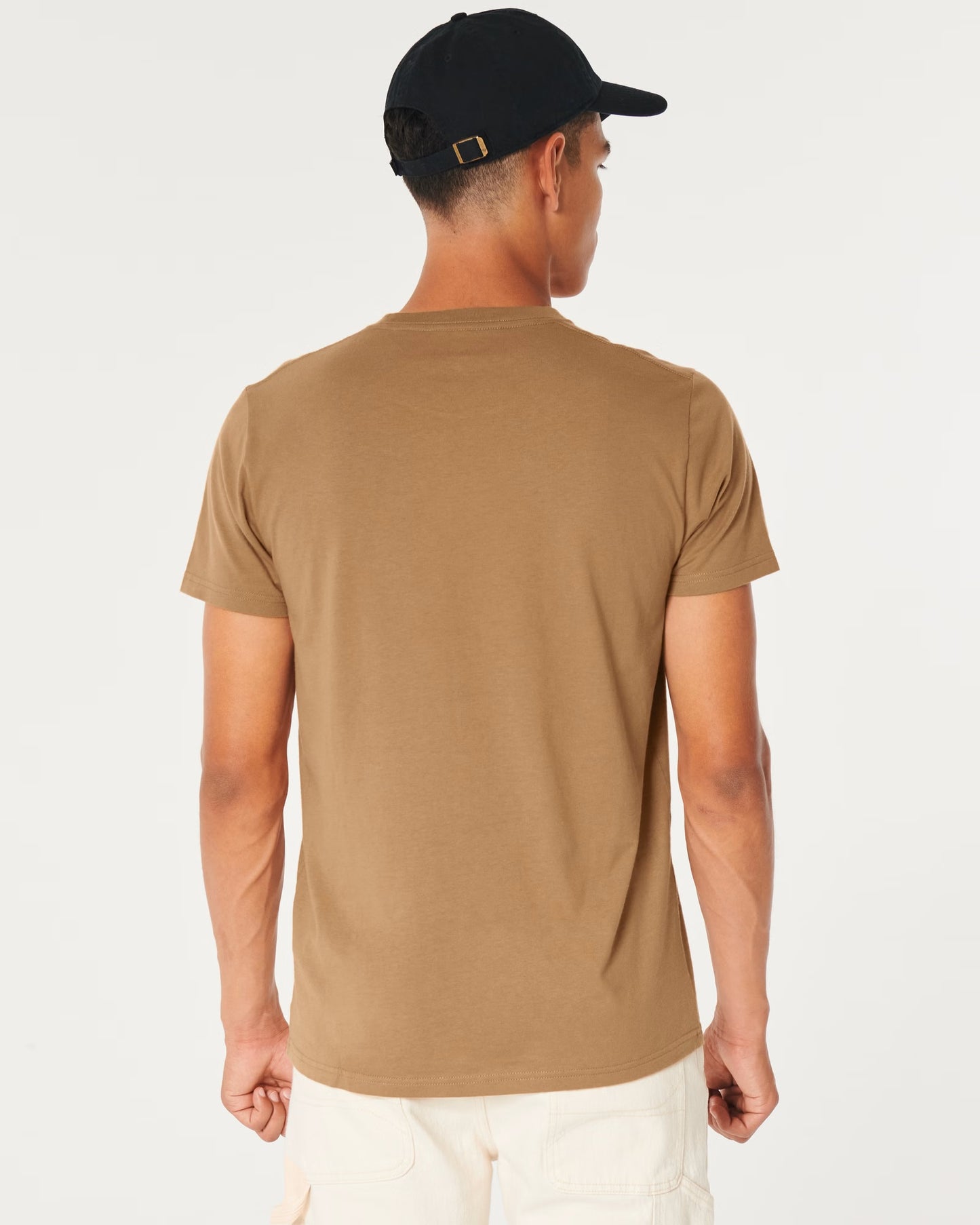 ICON CREW T-SHIRT, BROWN