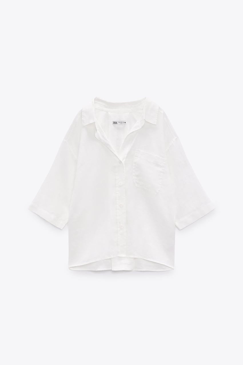 LINEN SHIRT WITH POCKETS