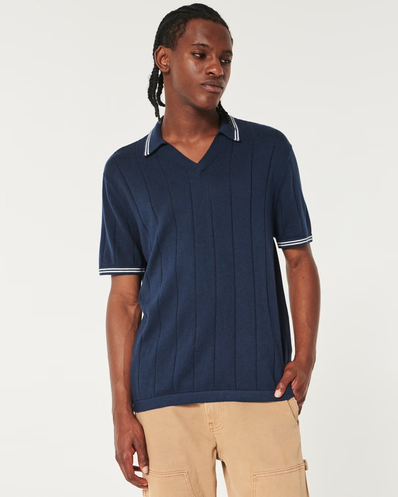 TIPPED SWEATER POLO