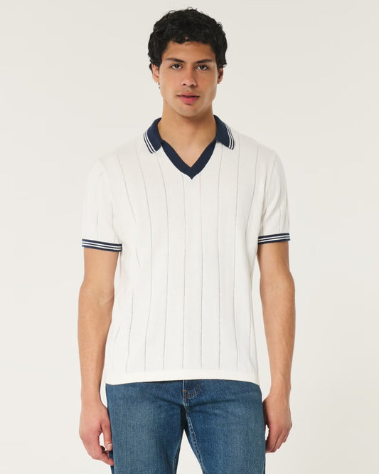 TIPPED SWEATER POLO