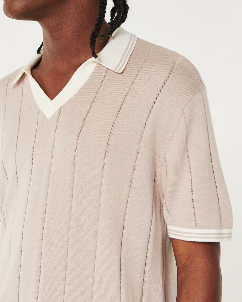 TIPPED SWEATER POLO