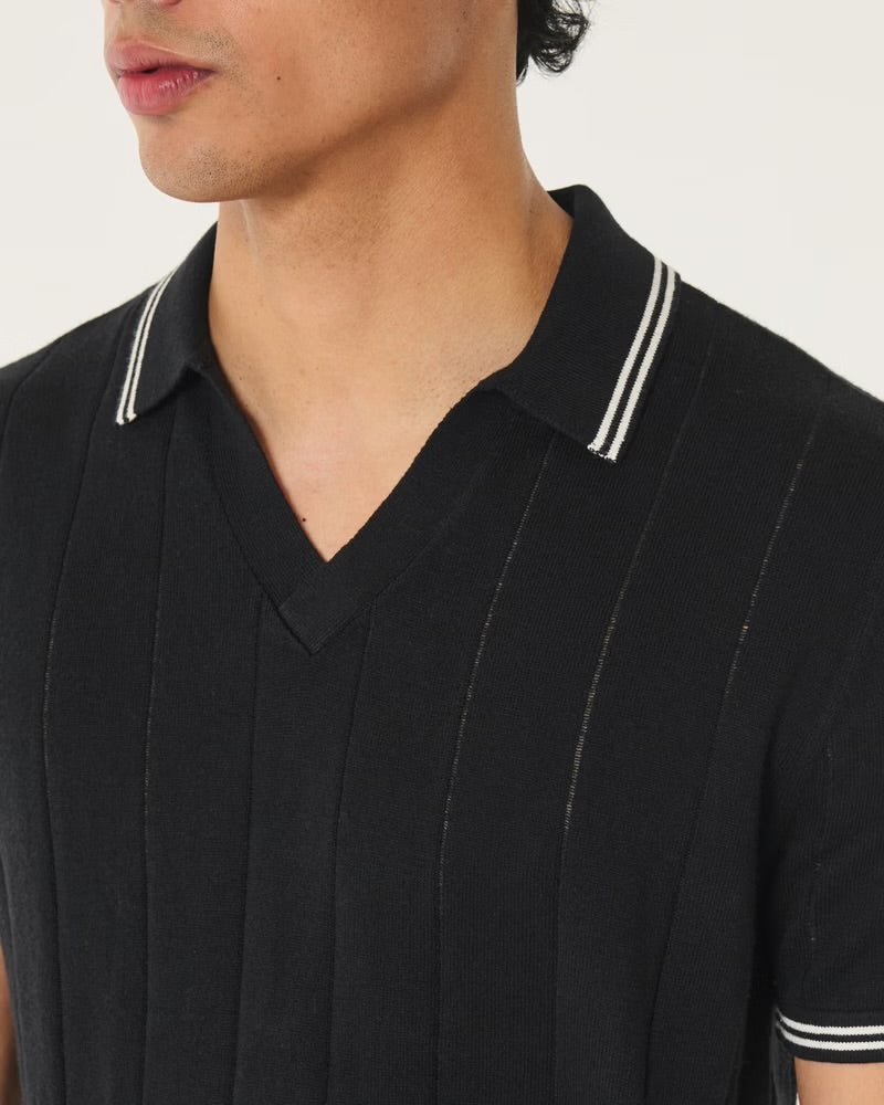 TIPPED SWEATER POLO