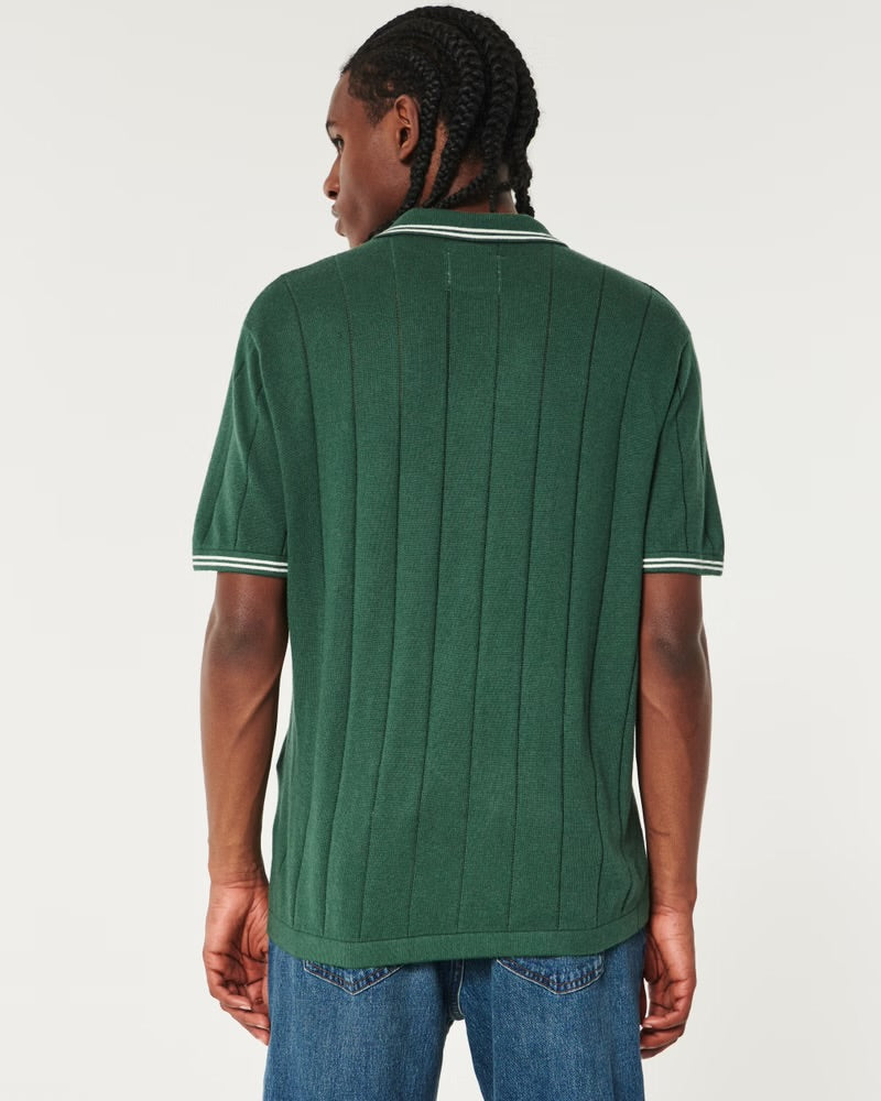 TIPPED SWEATER POLO