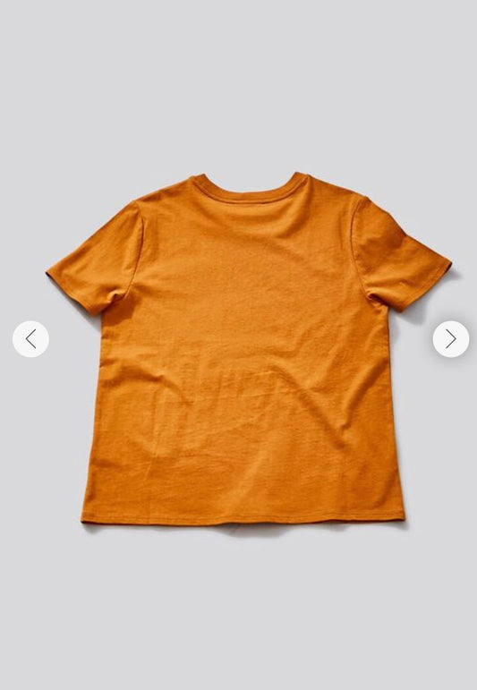 Organically Grown Cotton Create Graphic Brown
