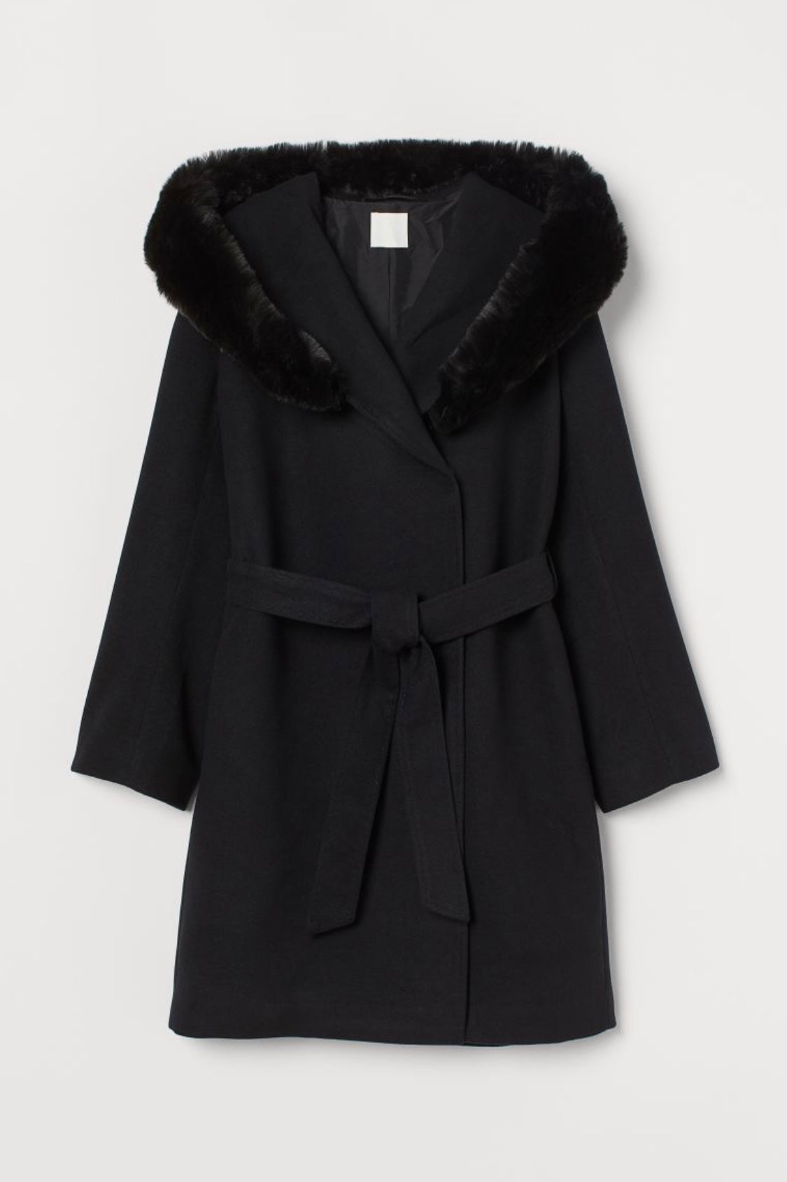 Hooded Coat Black
