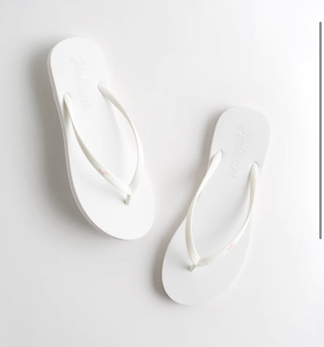 STRIPE FLIP FLOP White