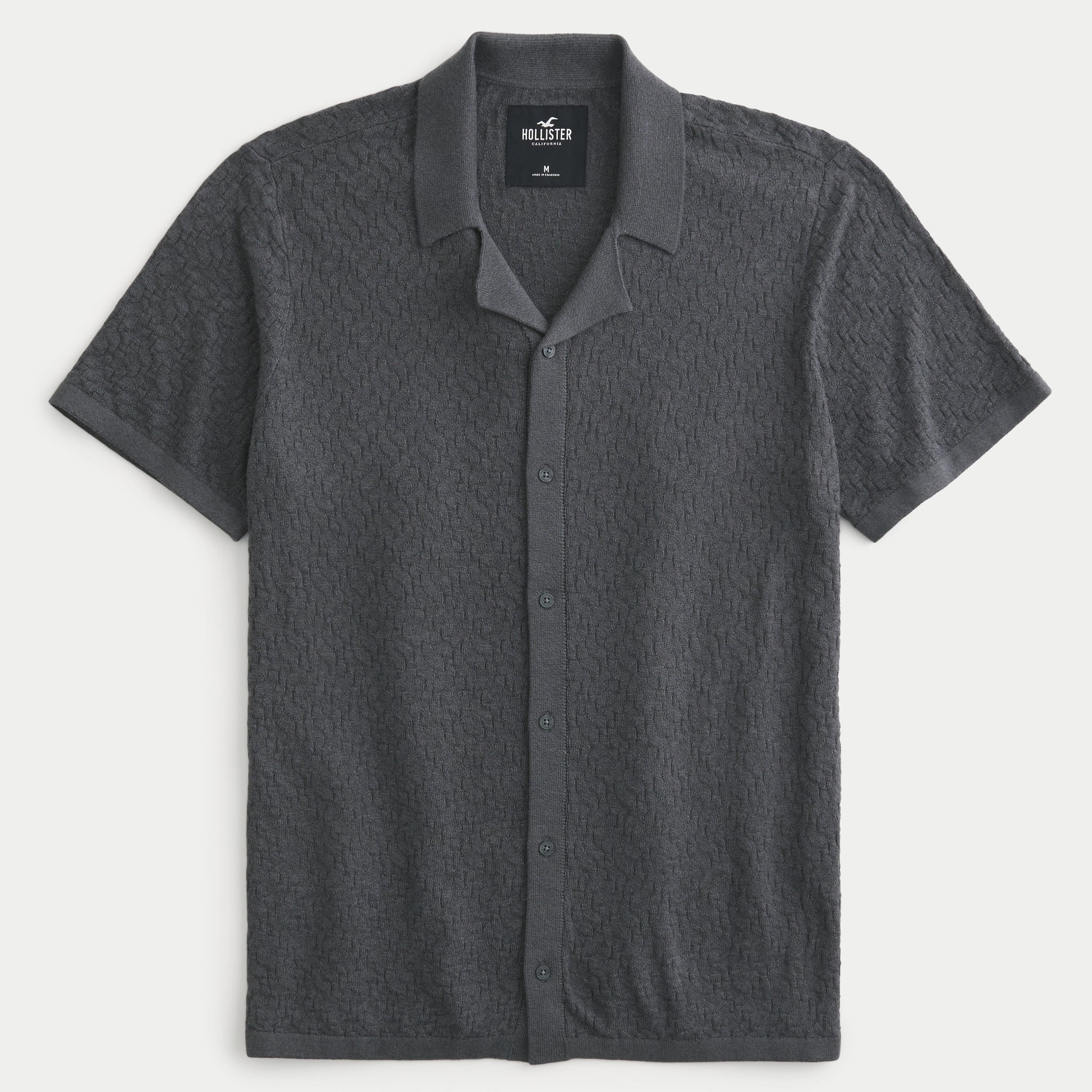 Short-Sleeve Sweater Grey
