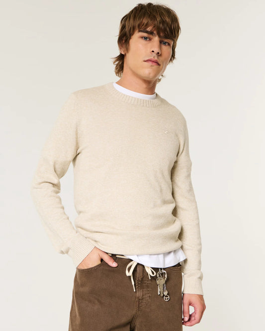 Jersey Crew Sweater Oatmean