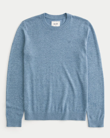 Jersey Crew Sweater Light Heather Blue