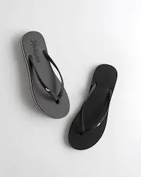 STRIPE FLIP FLOP Black