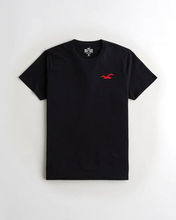 CREW T-SHIRT Embroidery Black