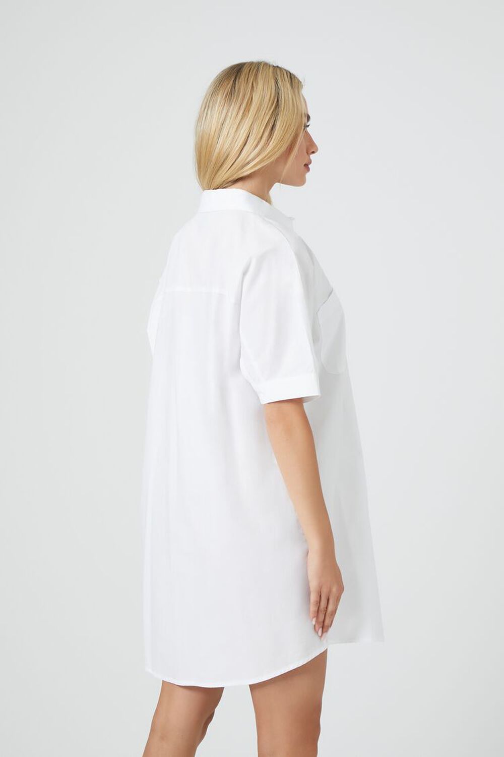 Poplin Mini Shirt Dress