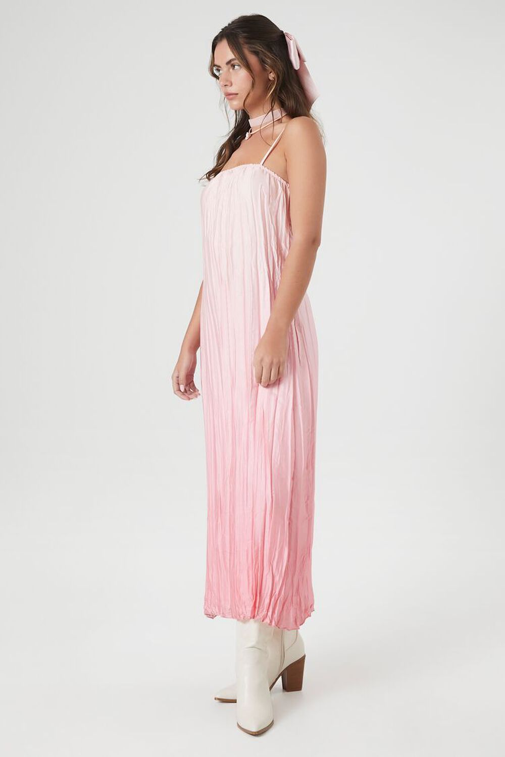 Textured Gradient Maxi Dress