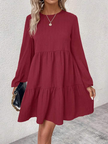 SHEIN LUNE Long Sleeve Red