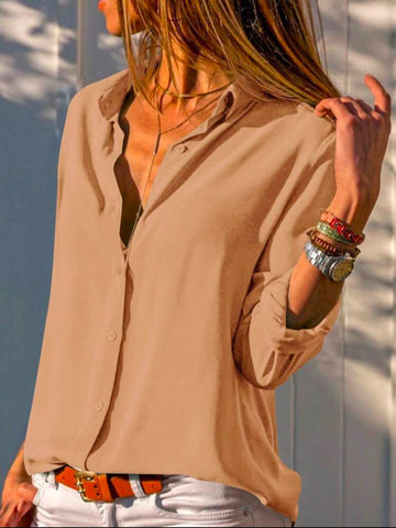 Shein Cottnline Button Beige