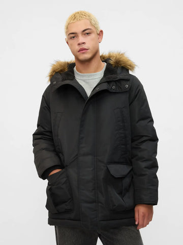 GAP Cold Control Max Snorkel Coat Black