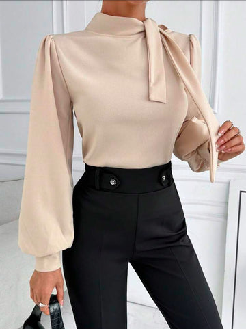 SHEIN Champagne Neck Beige