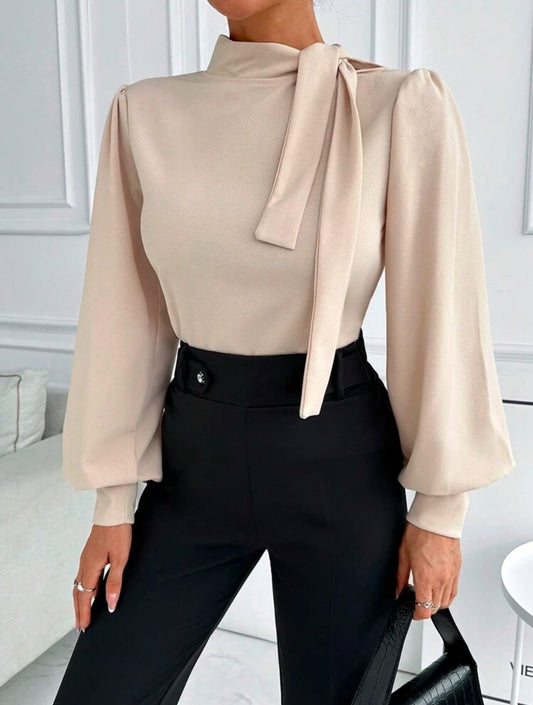 SHEIN Champagne Neck Beige